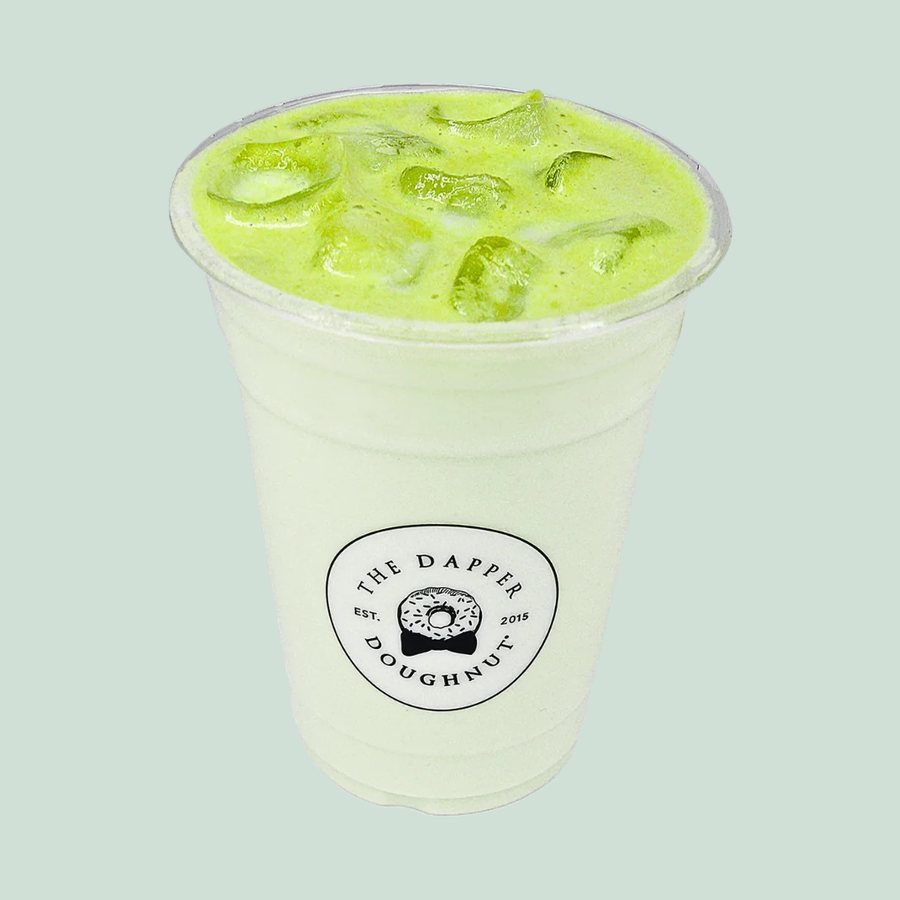 Iced Matcha Green Tea Latte from Dapper Doughnut
