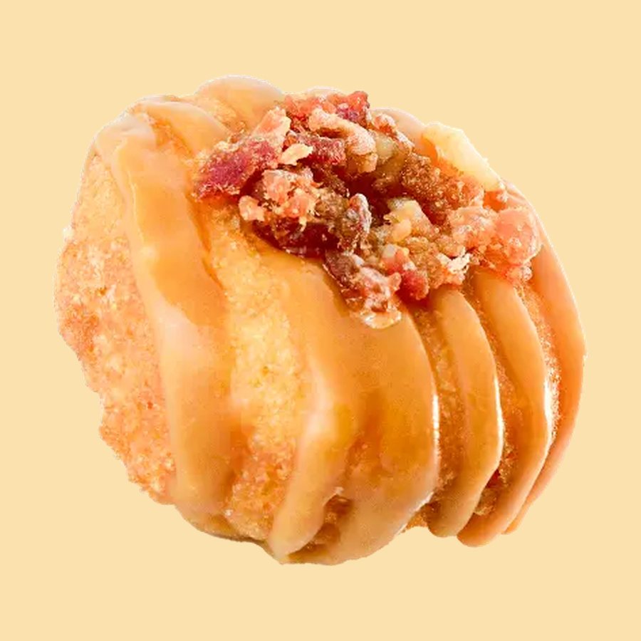Maple bacon doughnut at Dapper Doughnut