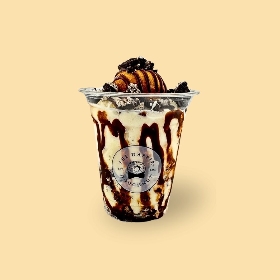 Doughnut Ice Cream Cup – Cookies & Crème from Dapper Doughnut